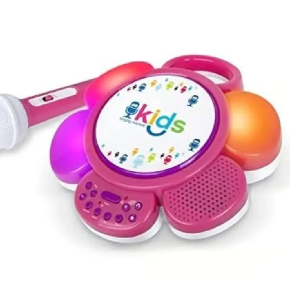 Singing Machine Kids Portable Sing Along Speaker with Pre-Recorded Songs